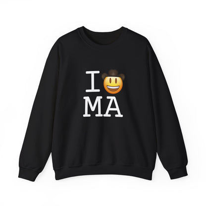 "I'm a Cowboy or Cowgirl in Massachusetts" Sweatshirt