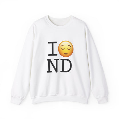 "I'm Relieved about North Dakota" Sweatshirt