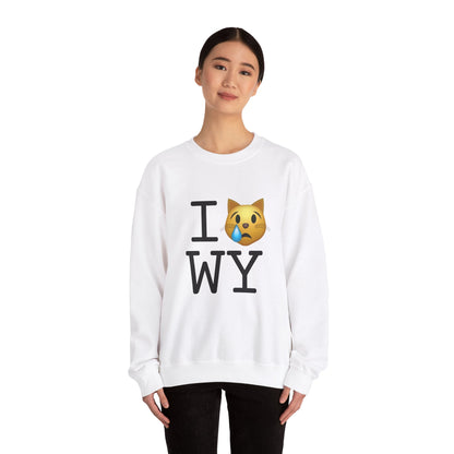 "I'm a Crying Cat about Wyoming" Sweatshirt