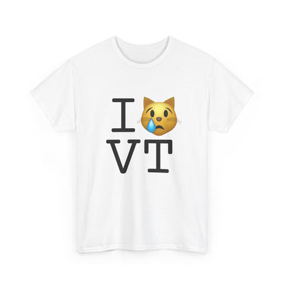 "I'm a Crying Cat about Vermont" Tee