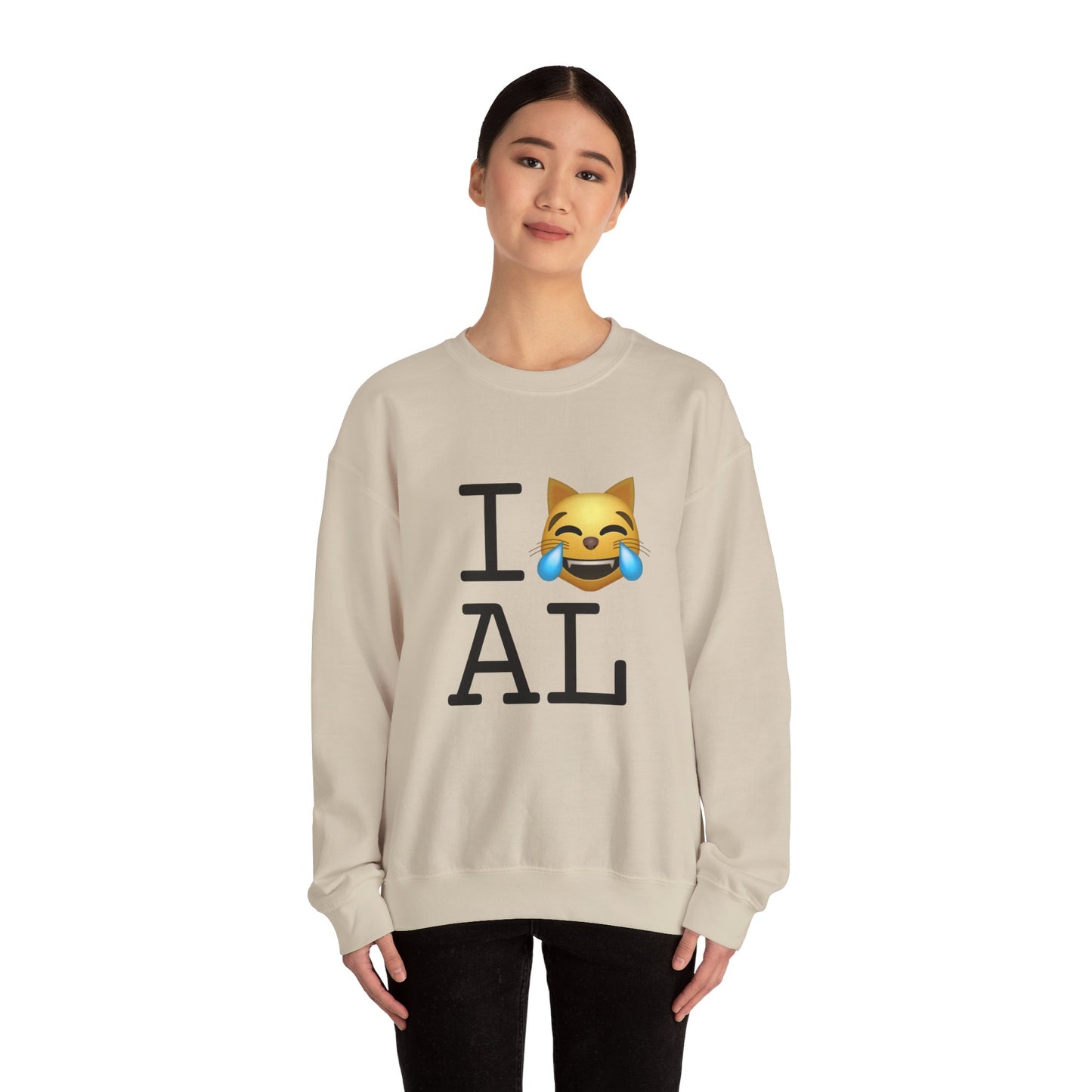 "I'm Laughing like a Cat at Alabama" Sweatshirt