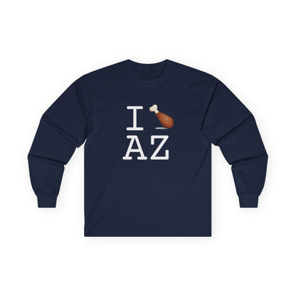 "I Chicken Drumstick Arizona" Long Sleeve Shirt