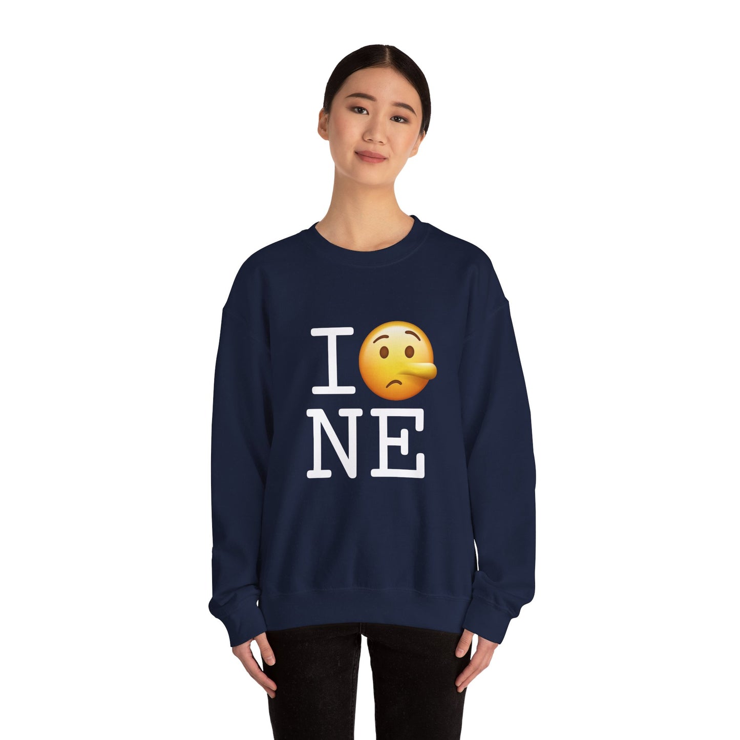 "I Lie about Nebraska" Sweatshirt
