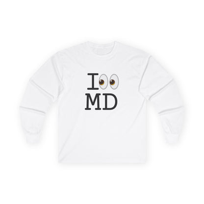 "I Look at Maryland" Long Sleeve Shirt