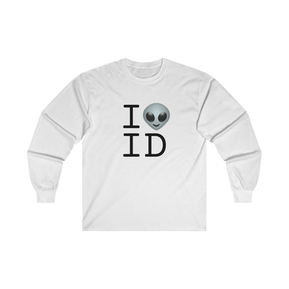 "I Feel Alien in Idaho" Long Sleeve Shirt