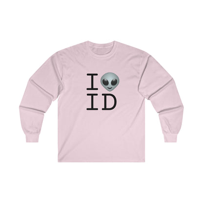 "I Feel Alien in Idaho" Long Sleeve Shirt