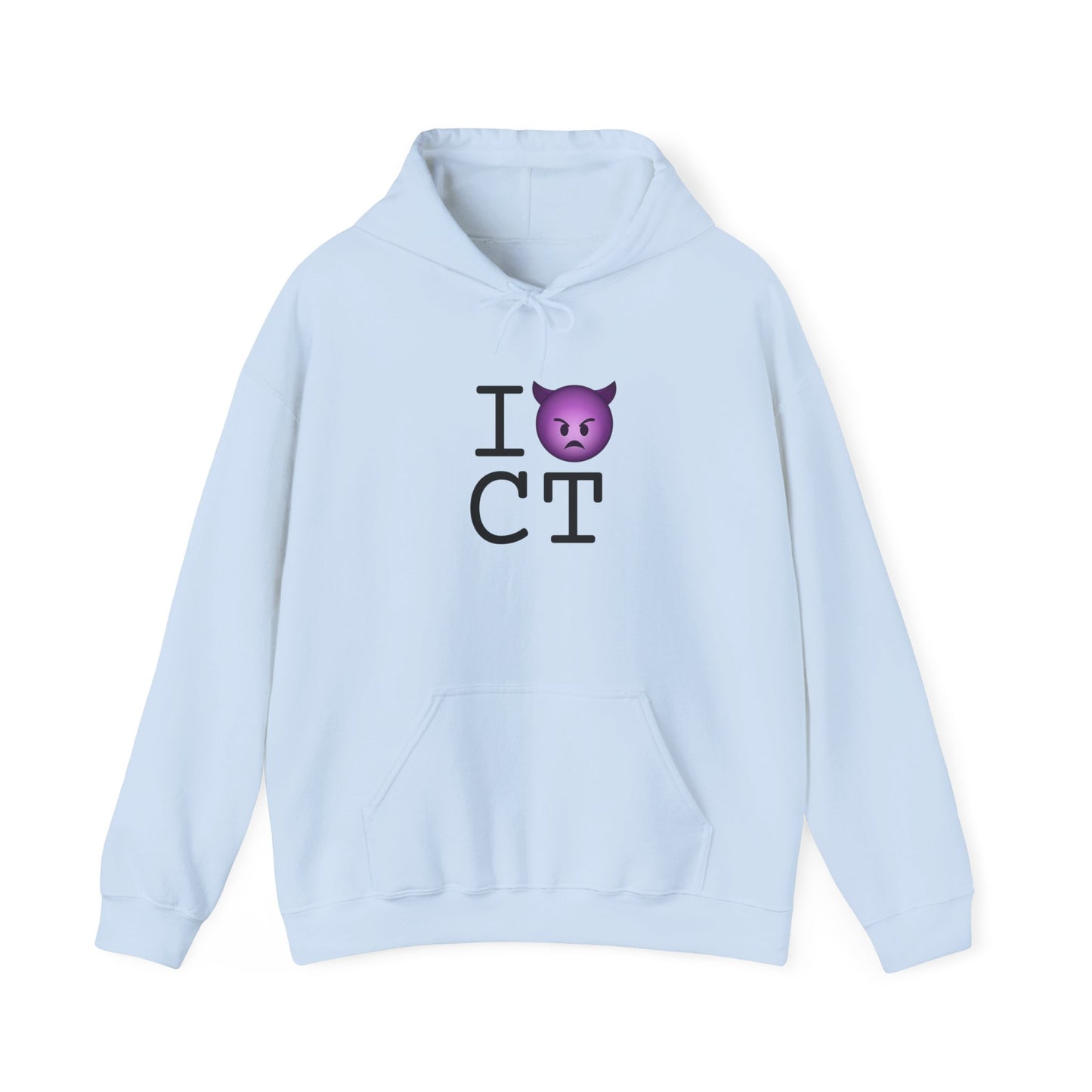 "I'm an Angry Devil about Connecticut" Hoodie