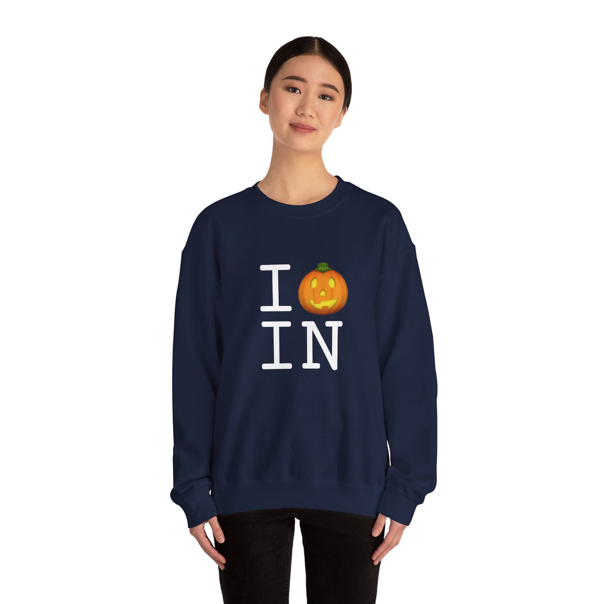 "I Jack-O-Lantern (Pumpkin) Indiana" Sweatshirt