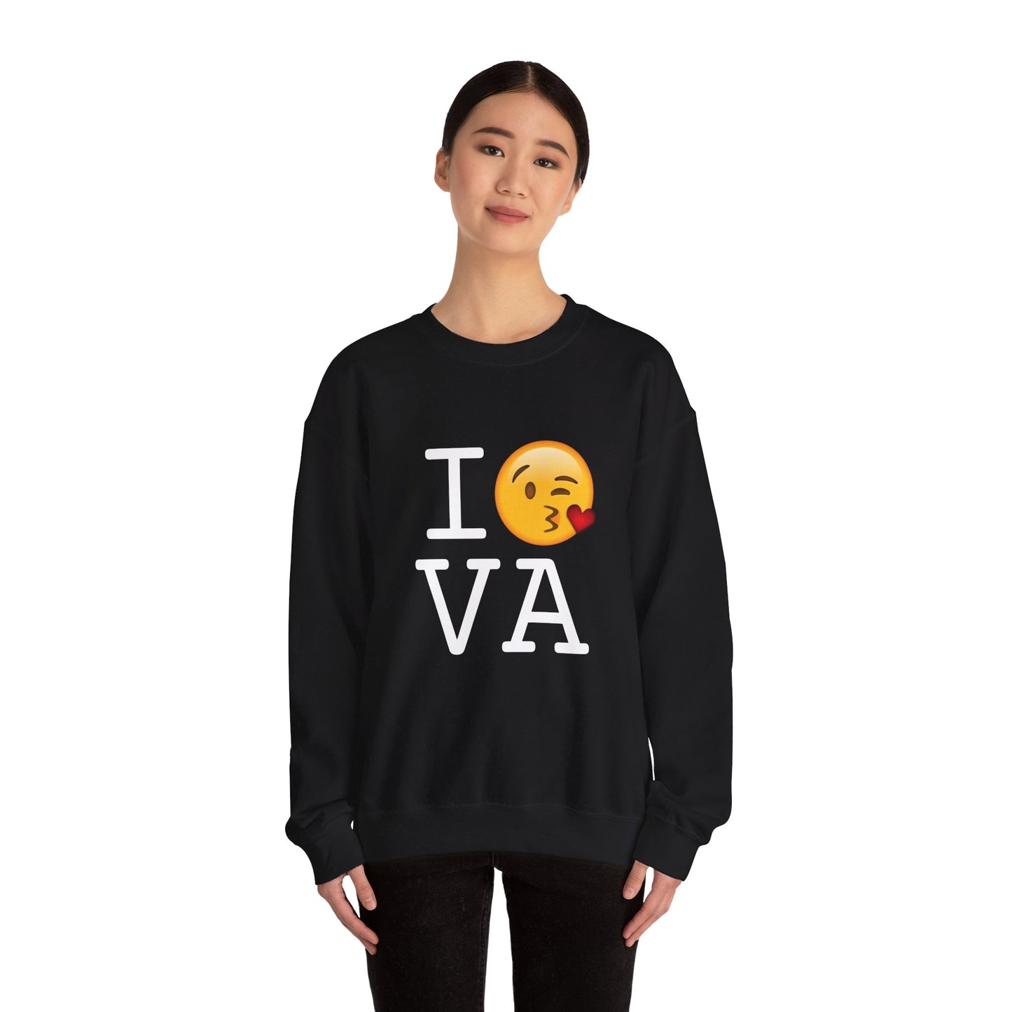 "I Blow a Kiss at Virginia" Sweatshirt