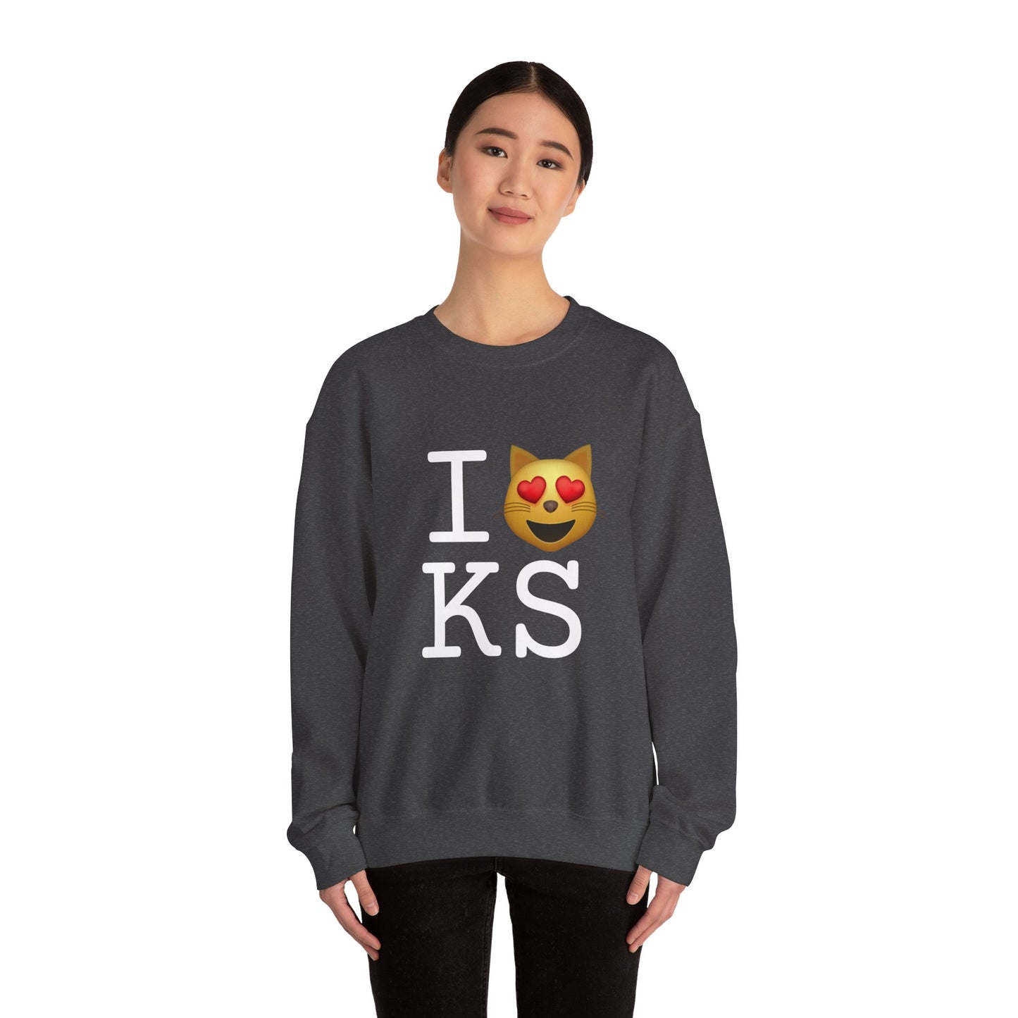 "I'm a Cat that Loves Kansas" Sweatshirt