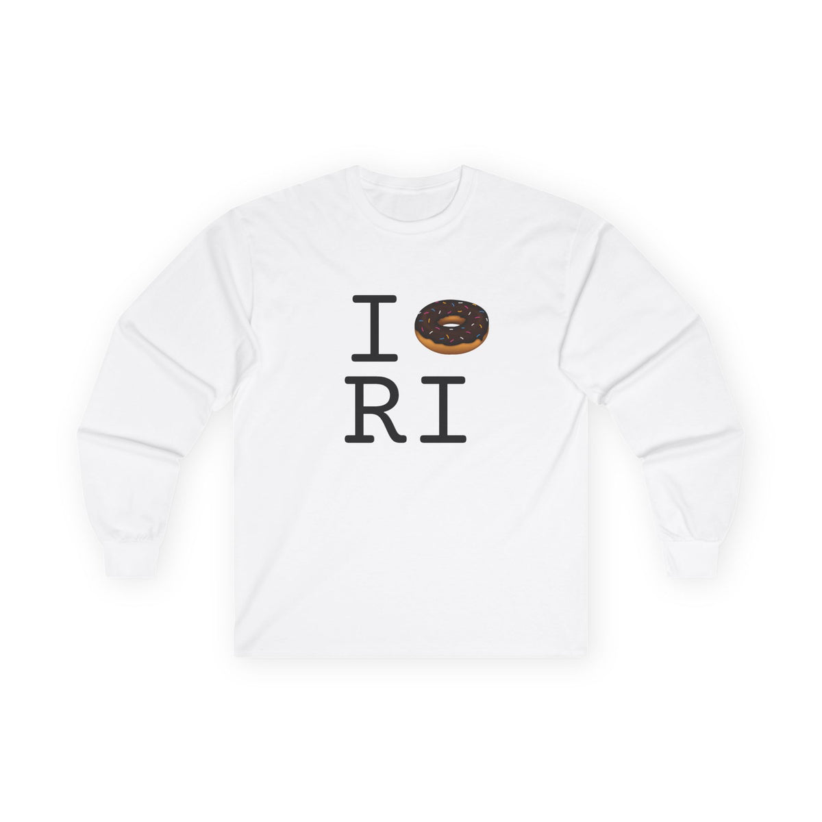 "I Donut Rhode Island" Long Sleeve Shirt