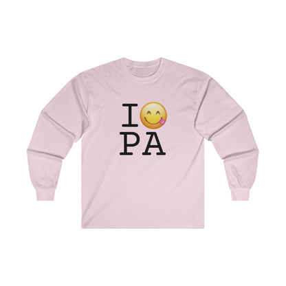 "I'm Hungry for Pennsylvania" Long Sleeve Shirt