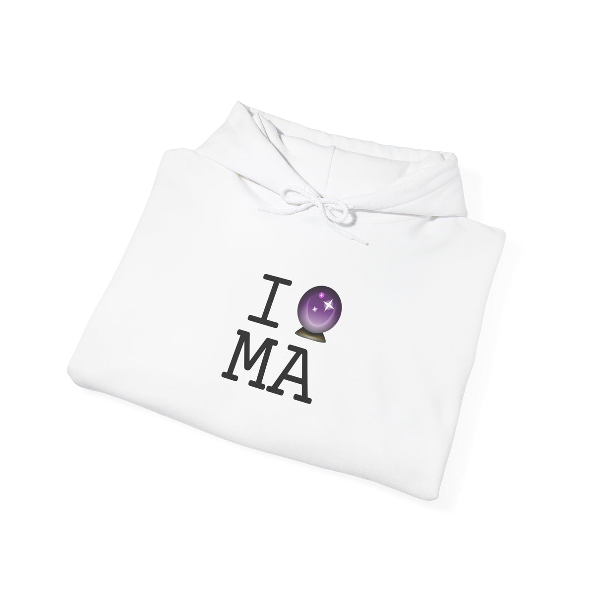 "I Predict the Future (Crystal Ball) of Massachusetts" Hoodie