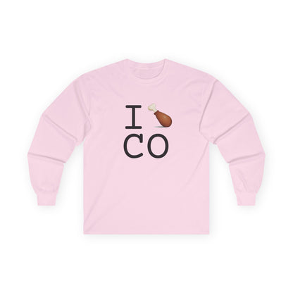"I Chicken Drumstick Colorado" Long Sleeve Shirt