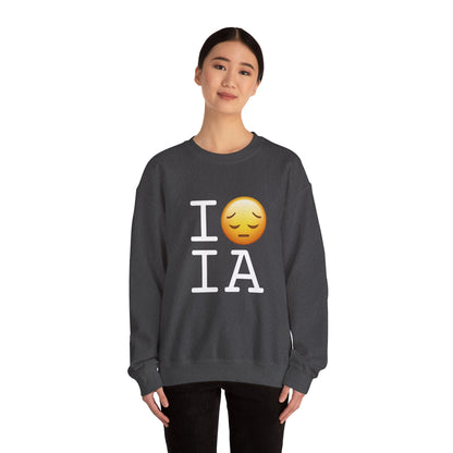 "I'm Depressed about Iowa" Sweatshirt