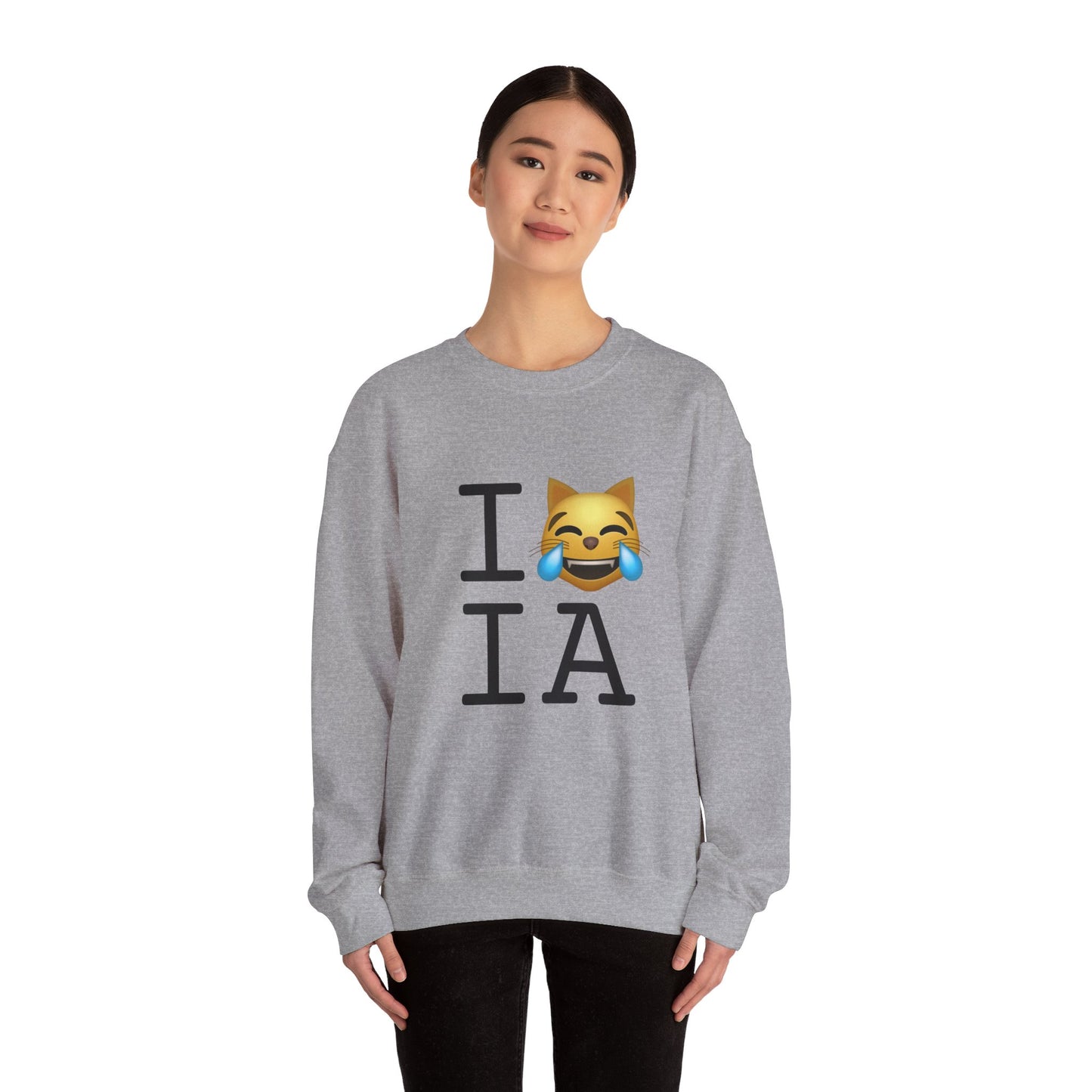 "I'm Laughing like a Cat at Iowa" Sweatshirt