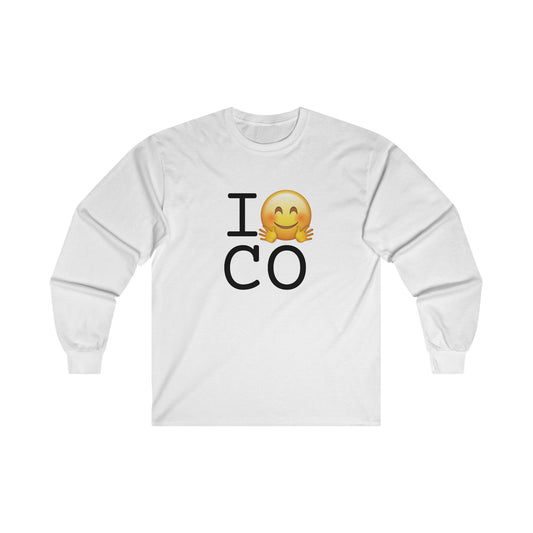 "I Hug Colorado" Long Sleeve Shirt