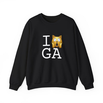 "I'm a Scaredy Cat about Georgia" Sweatshirt