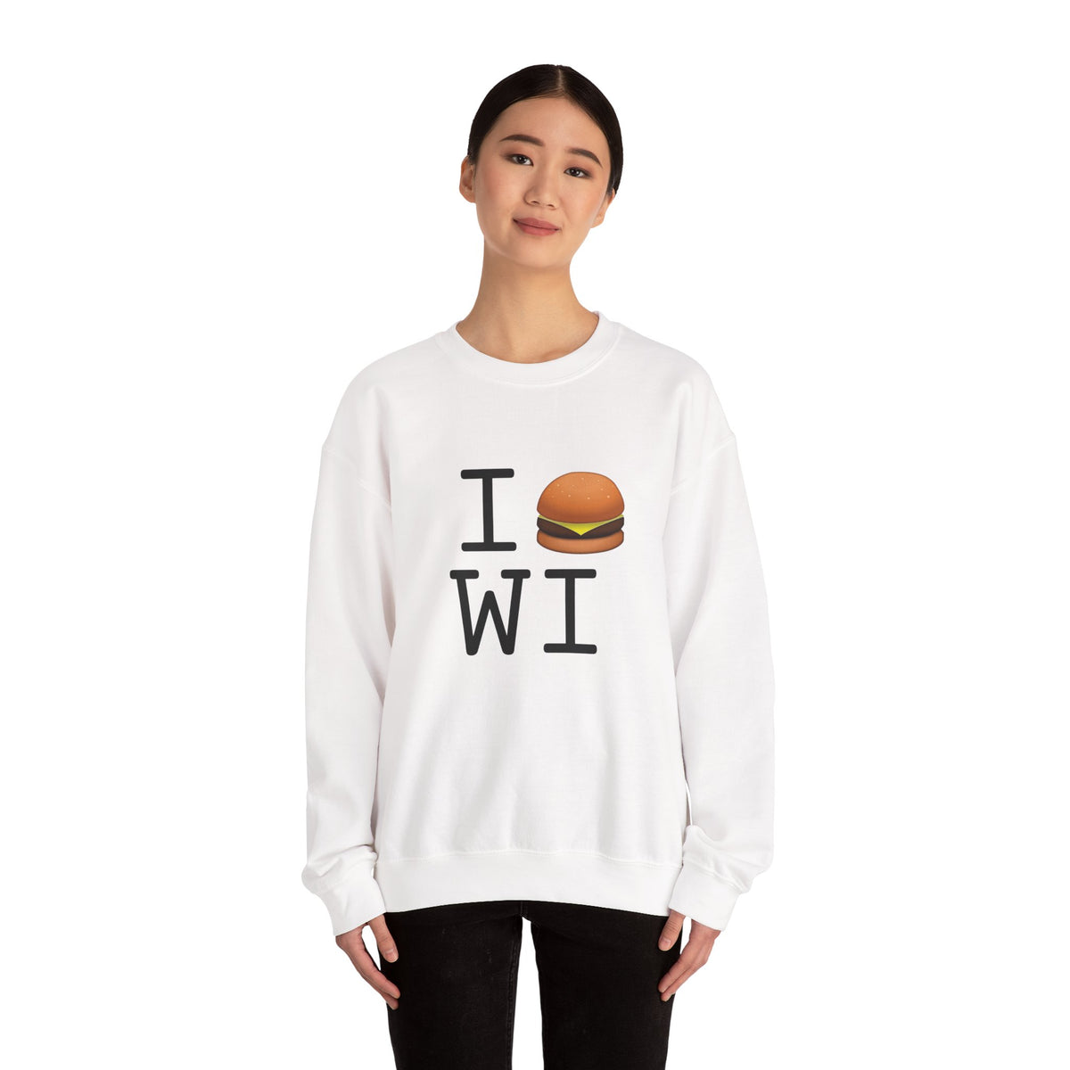 "I Cheeseburger Wisconsin" Sweatshirt