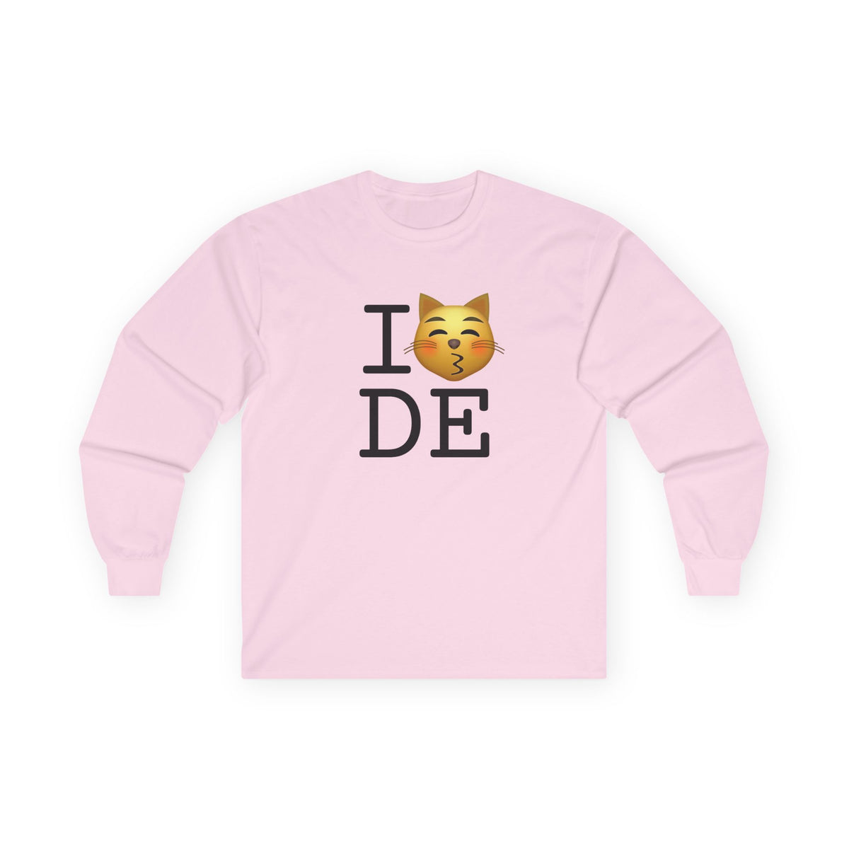 "I'm a Kissing Cat toward Delaware" Long Sleeve Shirt
