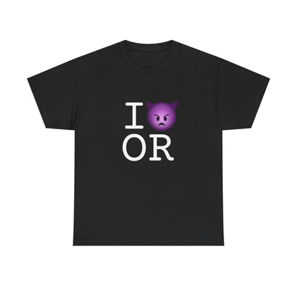 "I'm an Angry Devil about Oregon" Tee