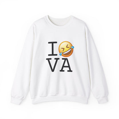 "I Laugh Hard (LMFAO) at Virginia" Sweatshirt