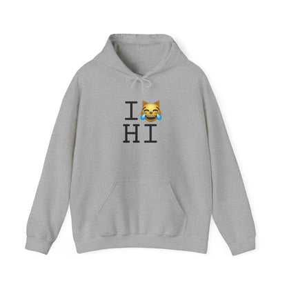 "I'm Laughing like a Cat at Hawaii" Hoodie