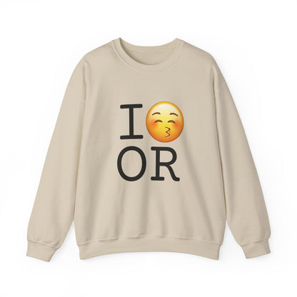 "I Kiss Oregon" Sweatshirt