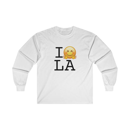 "I Hug Louisiana" Long Sleeve Shirt