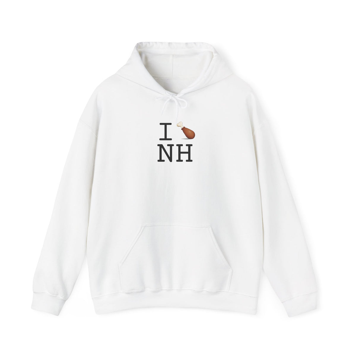 "I Chicken Drumstick New Hampshire" Hoodie