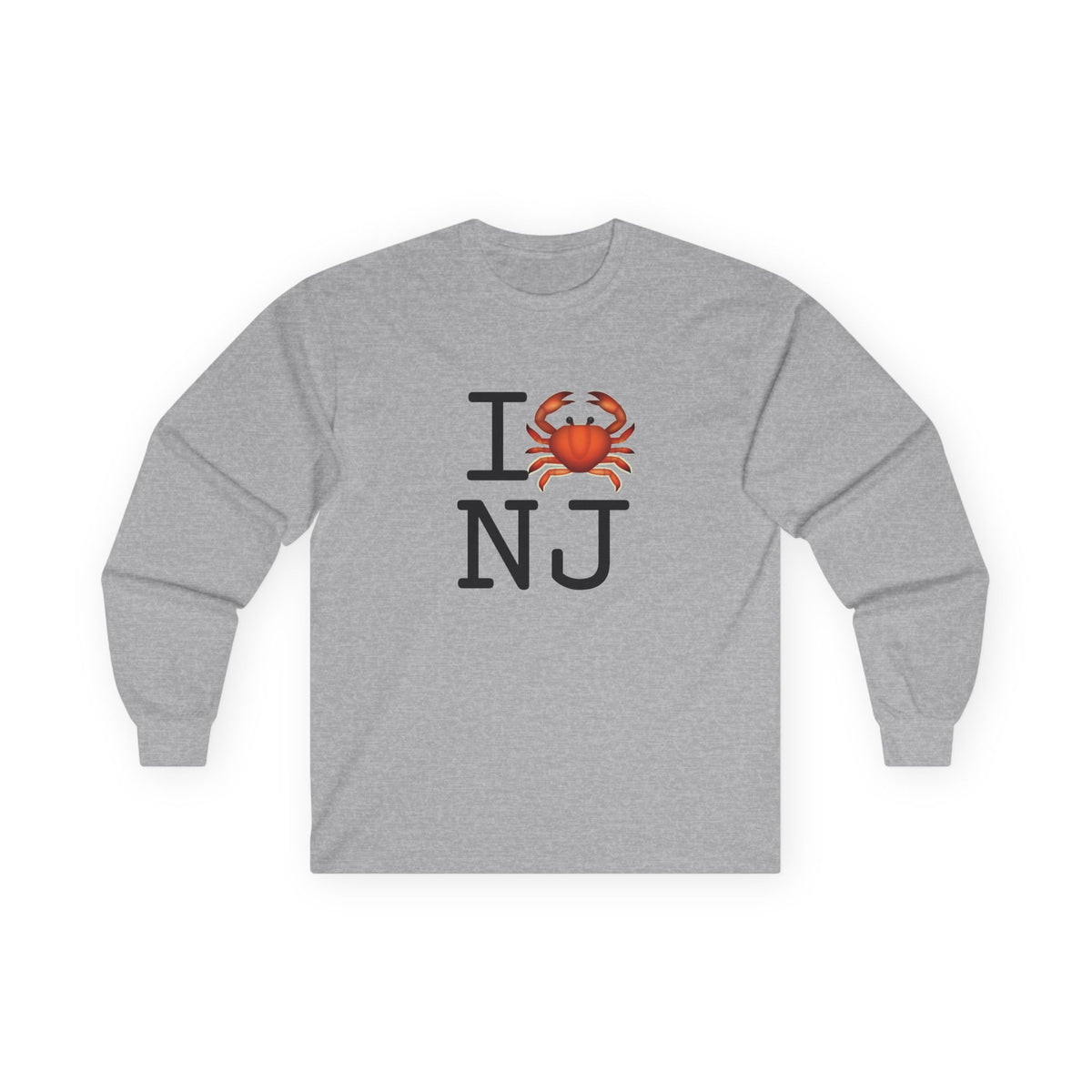 "I Crab New Jersey" Long Sleeve Shirt
