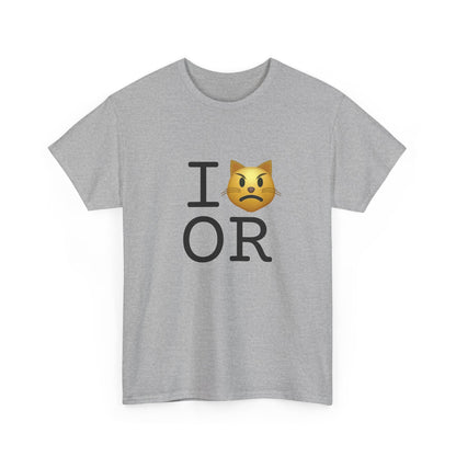 "I'm a Pouting Cat about Oregon" Tee