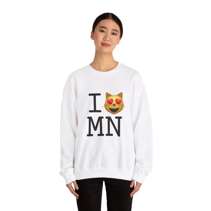 "I'm a Cat that Loves Minnesota" Sweatshirt