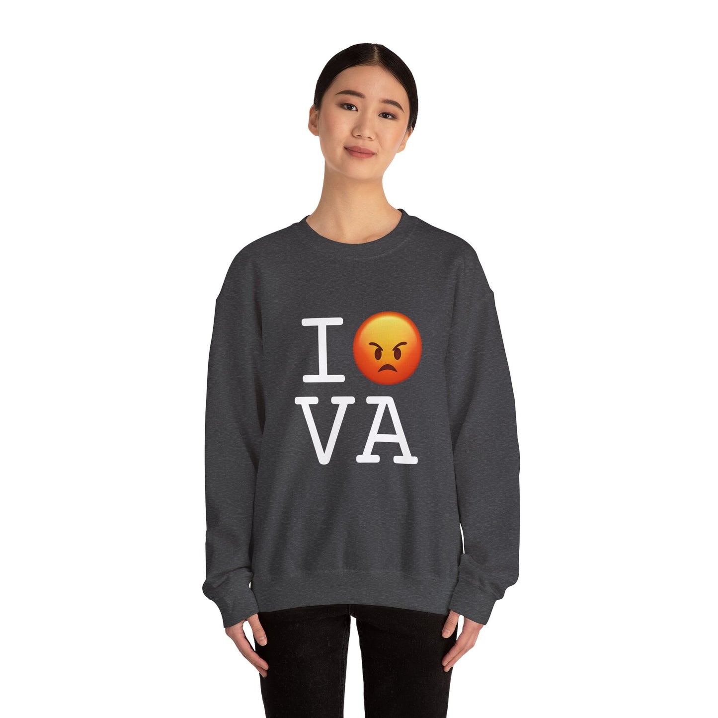 "I'm Angry about Virginia" Sweatshirt