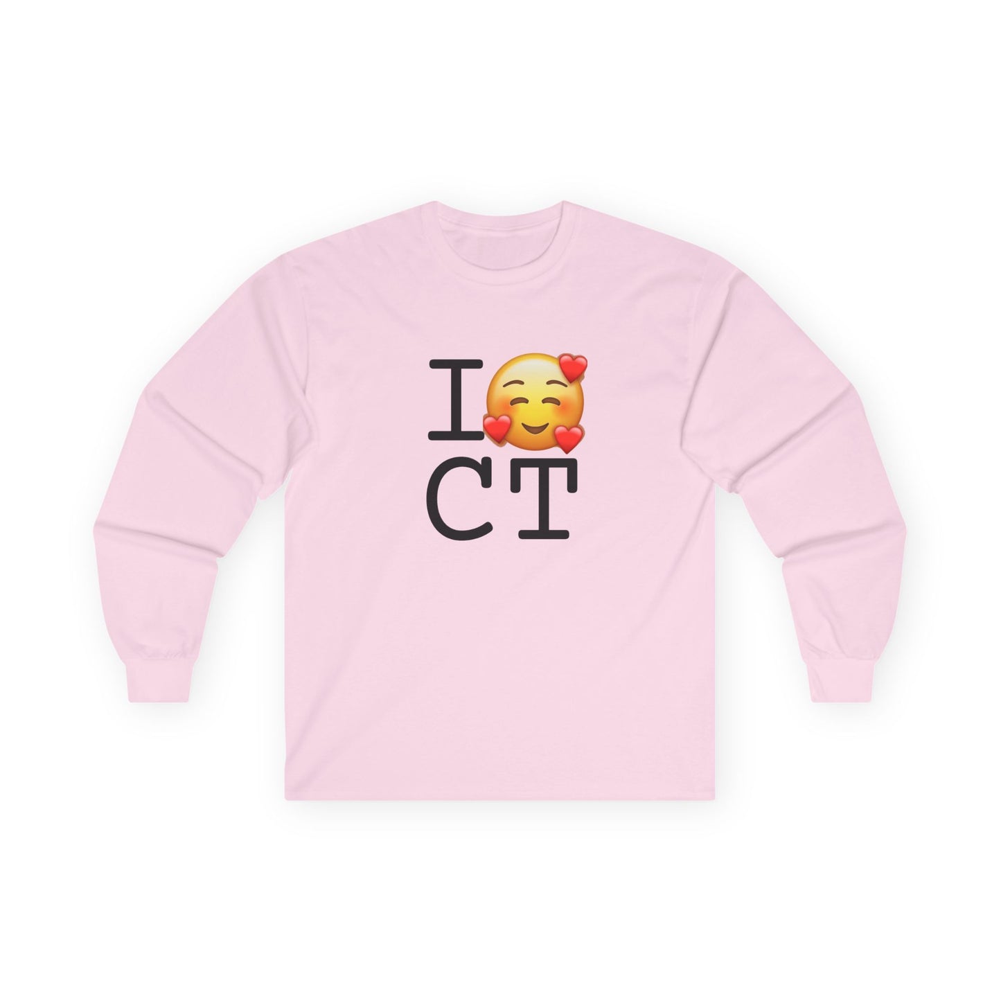 "I Adore Connecticut" Long Sleeve Shirt