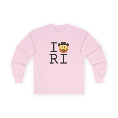 "I'm a Cowboy or Cowgirl in Rhode Island" Long Sleeve Shirt