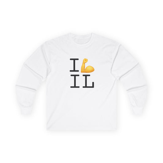 "I Flex in/on Illinois" Long Sleeve Shirt