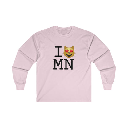 "I'm a Cat that Loves Minnesota" Long Sleeve Shirt