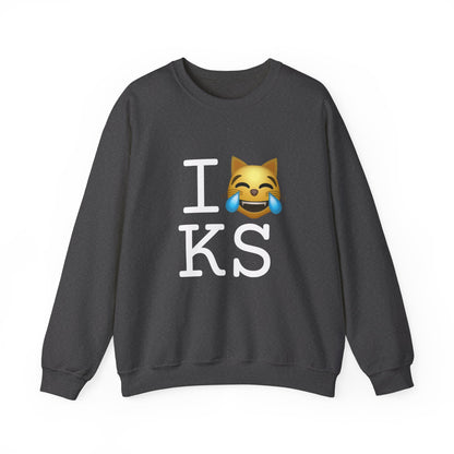 "I'm Laughing like a Cat at Kansas" Sweatshirt