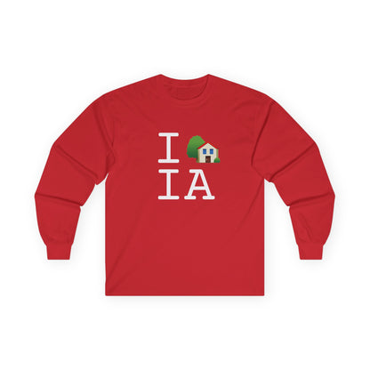 "I'm Home in Iowa" Long Sleeve Shirt