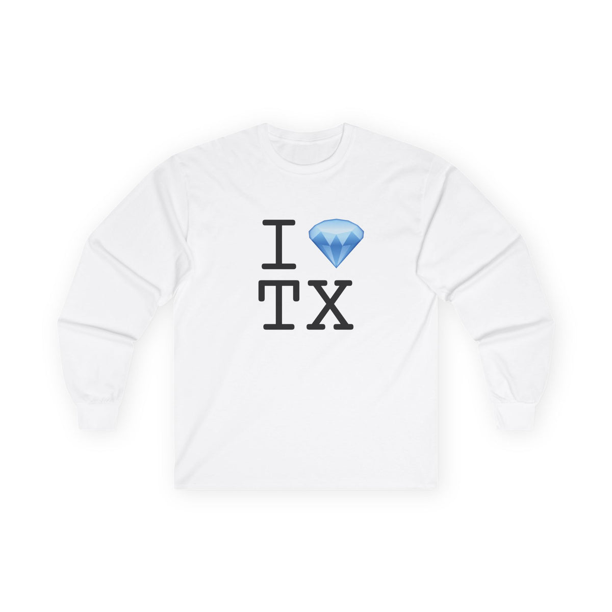 "I Diamond Texas" Long Sleeve Shirt