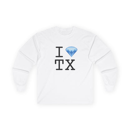"I Diamond Texas" Long Sleeve Shirt