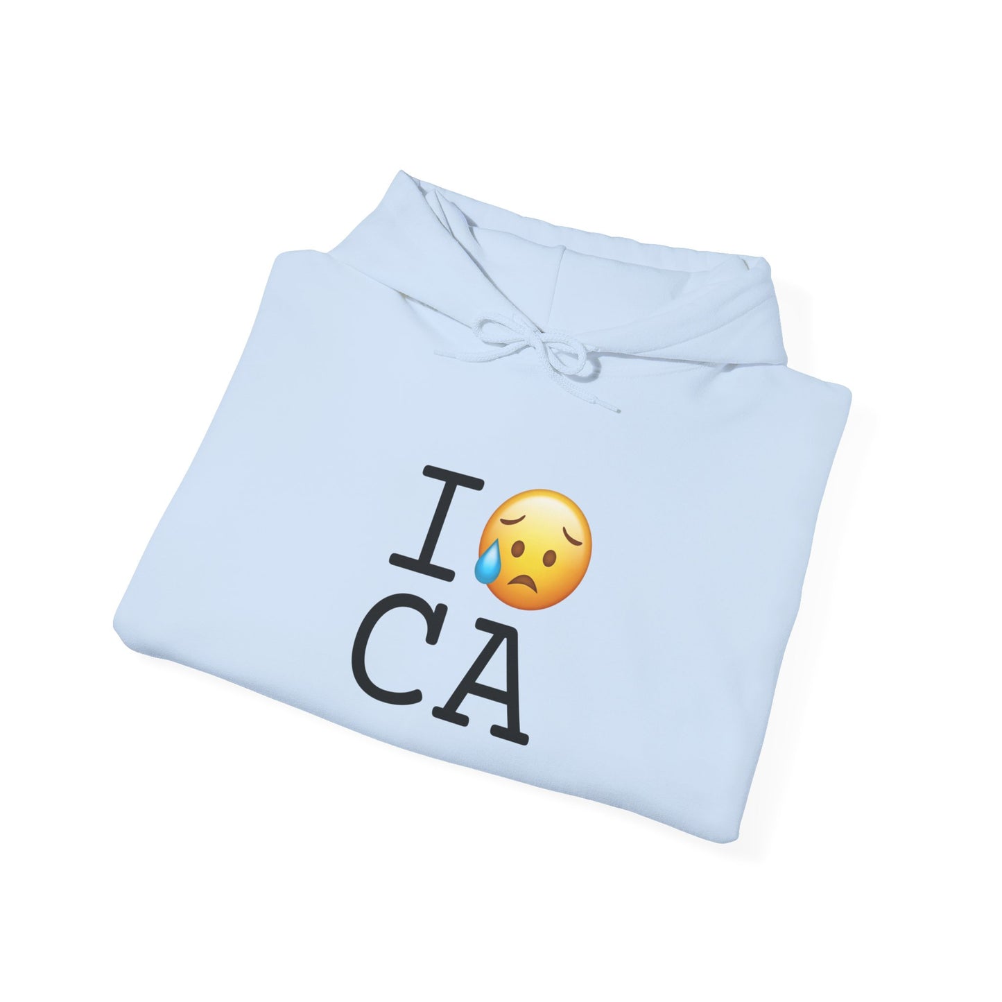 "I'm Sad About California" Hoodie