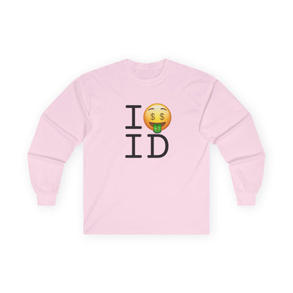 "I Get Rich in Idaho" Long Sleeve Shirt
