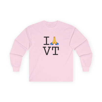 "I Pray for Vermont" Long Sleeve Shirt