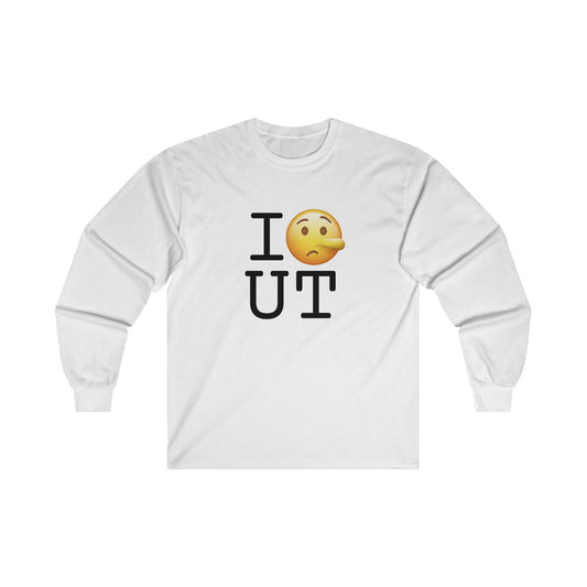 "I Lie about Utah" Long Sleeve Shirt
