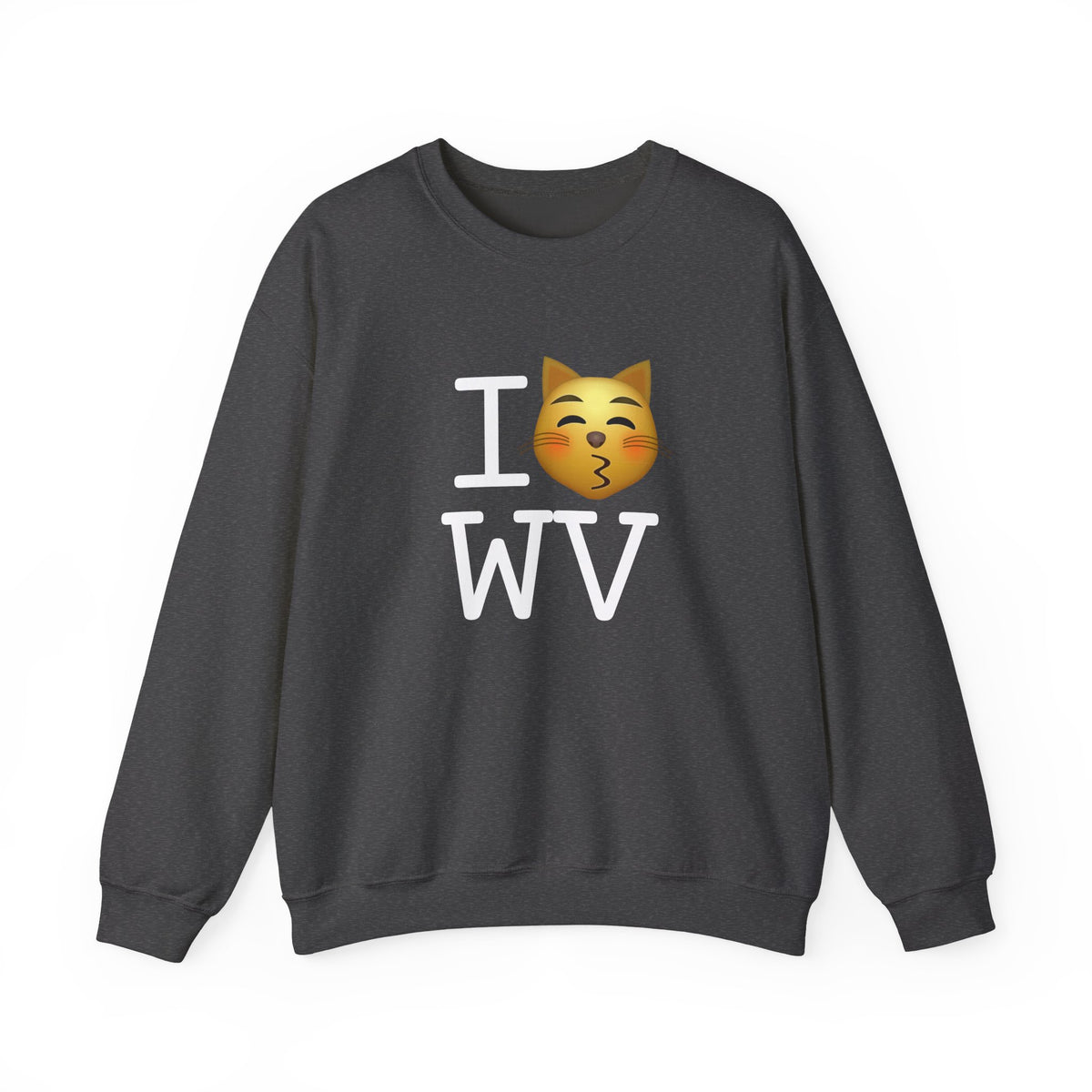 "I'm a Kissing Cat toward West Virginia" Sweatshirt