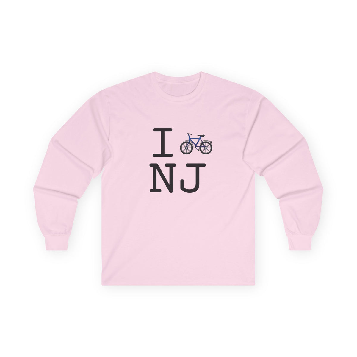 "I Bicycle New Jersey" Long Sleeve Shirt