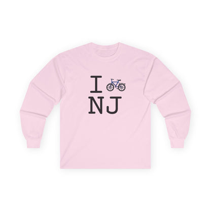 "I Bicycle New Jersey" Long Sleeve Shirt