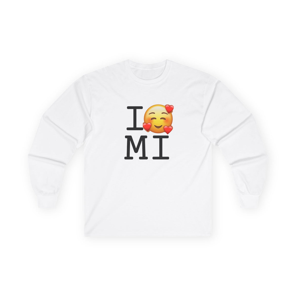 "I Adore Michigan" Long Sleeve Shirt